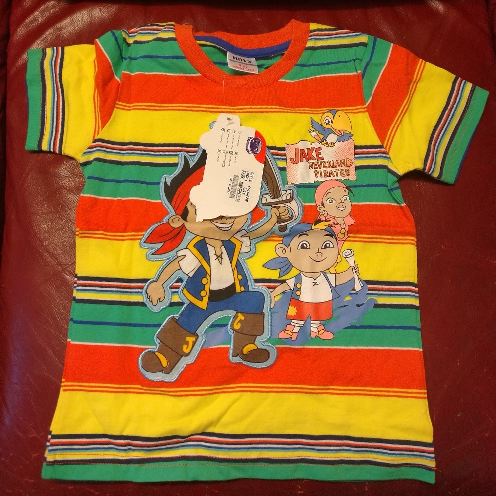 Brand new cartoon baby boy t-shirt 3-4Y